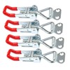 4 Pack Heavy Duty Metal Toggle Latch, Adjustable Box Closure