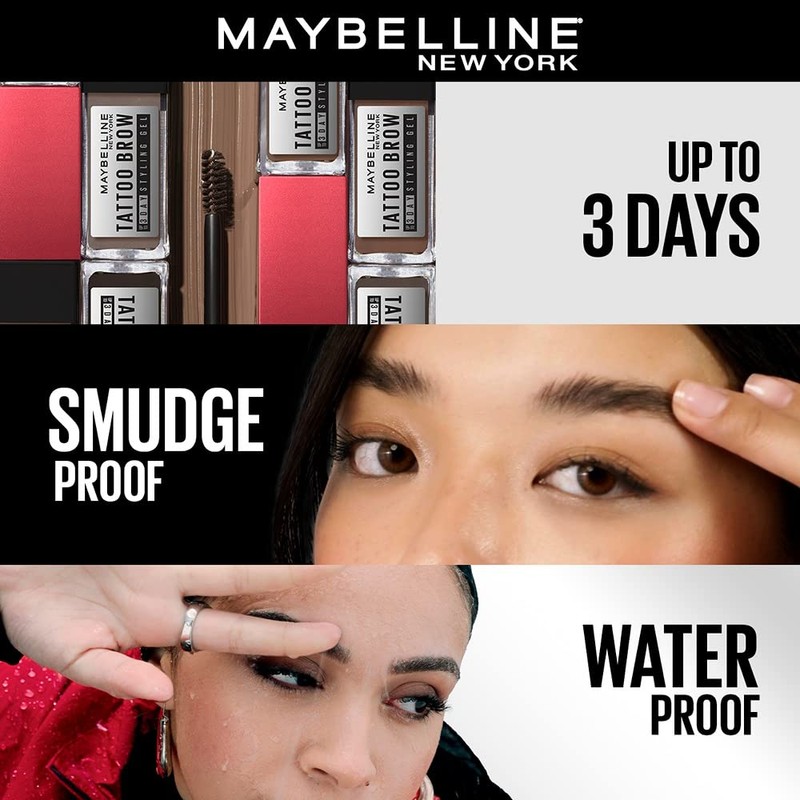 Maybelline New York Tattoo Brow 3D, estilizador de cejas en