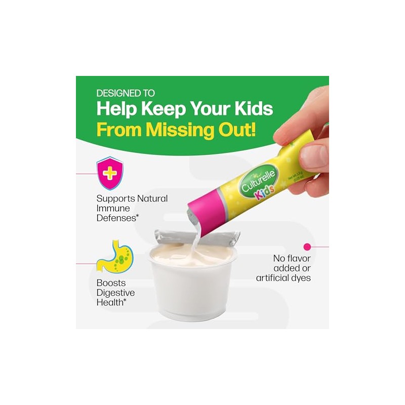 Culturelle Probiotics for Kids Packets, 30 Count