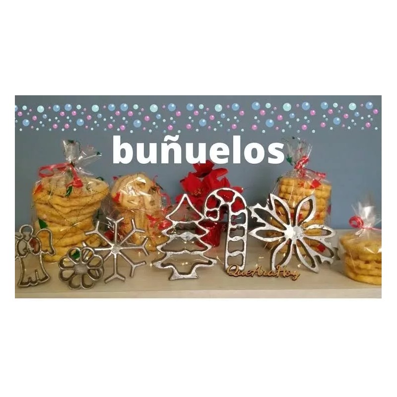 genericos varios Molde Navideño Para Buñuelos De Viento, Gran Variedad