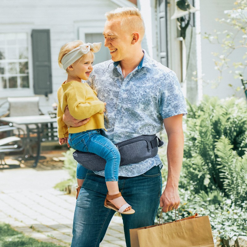 Chicco Sidekick Hip Seat Carrier - Denim