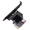 EZDIY-FAB USB3.1 Gen 2 Front Plate Connector 20-Pin Expansion Card