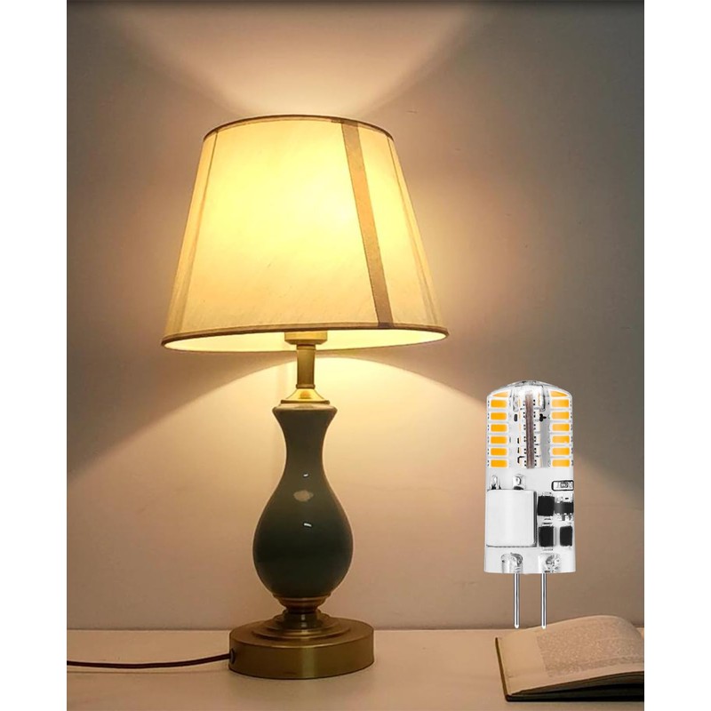 NQWKMZMDJ 10 Pack G4 LED Bulb 12V AC/DC, JC Bi-Pin