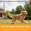 Dog Runner Trolley Cable: 50FT Heavy Duty Zipline for Yard