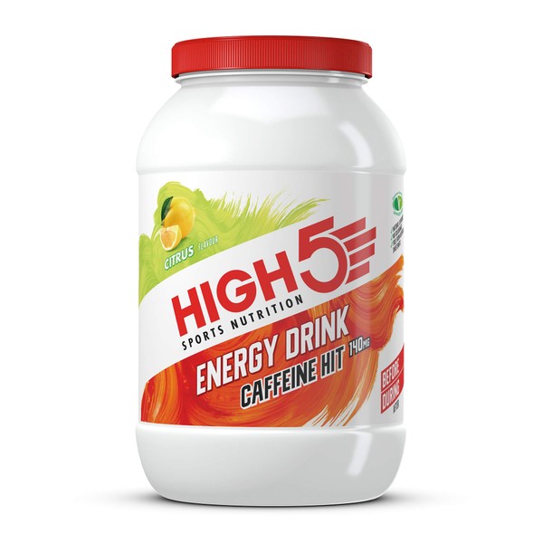 High 5 Unisex Adult Citrus Energy Drink with Caffeine -