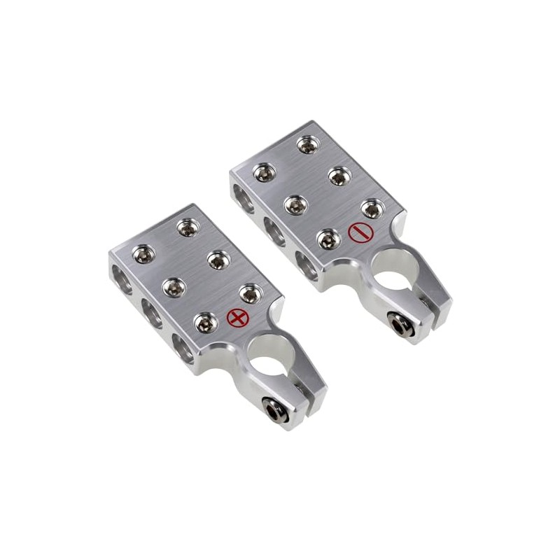 ZOOKOTO 6 Way Car Audio Battery Terminal Connector, 6x2/0 AWG