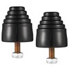 2pcs Suspension Bump Stops, Bump Stop Kit with Nuts Universal