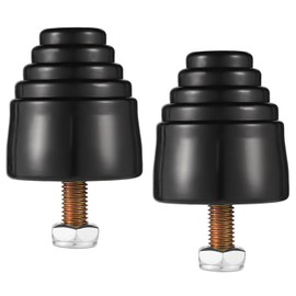 2pcs Suspension Bump Stops, Bump Stop Kit with Nuts Universal Rubber Bump Stop Reliable Automotive Accessories for Most Cars Trucks