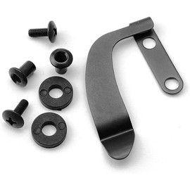 Small Kydex Sheath Clip With Screws, Stainless Steel Scabbard Waist Clip, Metal Belt Clip for Knife Sheath, Secure Holster DIY Making Accessories