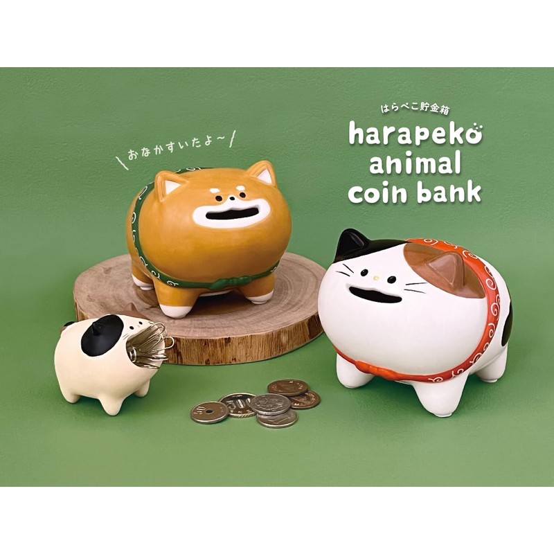 Deco Corporation PK-47582 Harapeko Money Box, Shiba Dog, Size (W