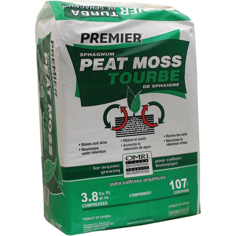 Premier Horticulture 0082P 3.8Cu Ft Sphag Peat Moss