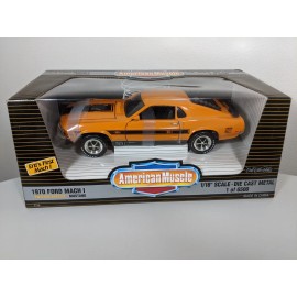 Ertl #7718 1:18 1970 Ford Mustang Mach 1 Twister Special, Grabber Orange by Ertl, NIB