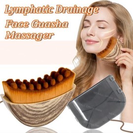 1/3/5개입 박스포함 얼굴 브러쉬 스킨 스크래핑 괄사 윤곽 림프 배수 마사지 조형 [03 S with box] Face Brush Skin Scraping Gua Sha Contour Lymphatic Drainage Massage Shaping with Box [03 S with box]