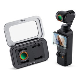 K&F CONCEPT Variable ND2-32 Filter Compatible with DJI Osmo Pocket 3, K-Series Magnetic 1-5 Limited Stops Adjustable ND Filter, Action Camera Accessories, Multi-Coated HD Optical Glass