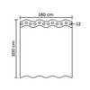 Kleine Wolke Shower Curtain PEVA Pocket Clear 180 x 200