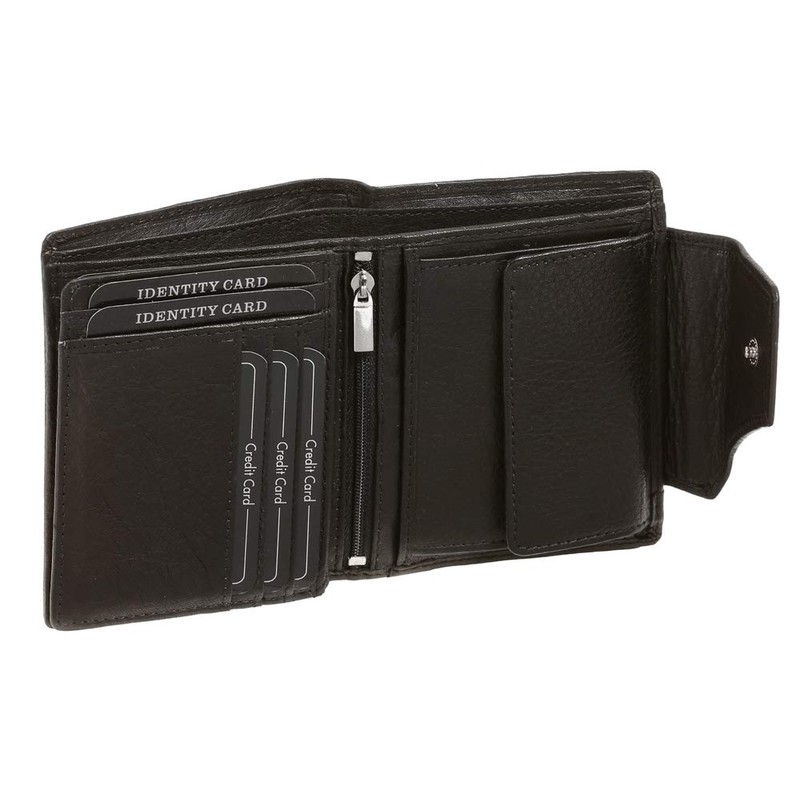 LEAS Men's Extra Compact Wallet with RFID Protection, Men's Wallet