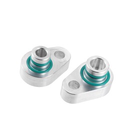 ACROPIX 2 Set AC Rear Blockout Kit AC Elimination Auxiliary Kit for Ford Explorer 2010-2018 Metal Silver Tone Car Parts