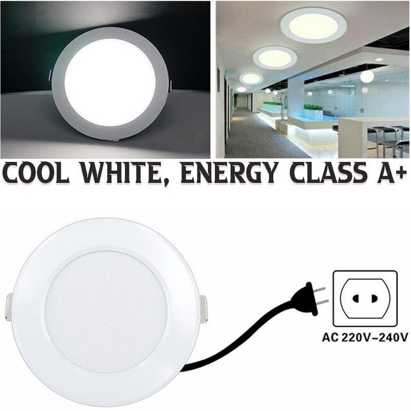 Body-Plus 2 Pack LED Downlights Ceiling, 24w Surface Mounted Panel