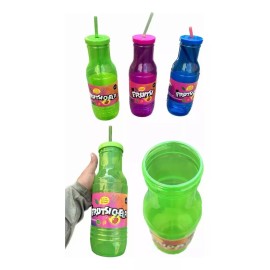 Coda Vasos Con Forma De Frutsi Bebida, Dulcero Chela 12 Piezas