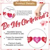 Stcomart Pre-Strung Glitter Will You Be My Girlfriend Banner for