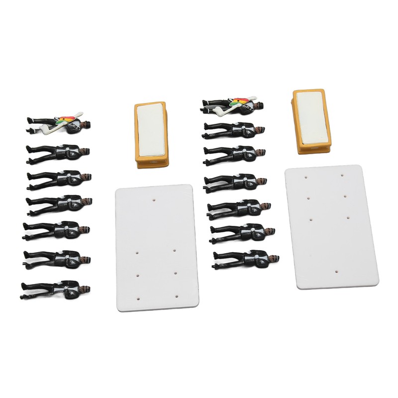 Coffin Dance Model Funeral Action Figures Coffin People Figurines Set