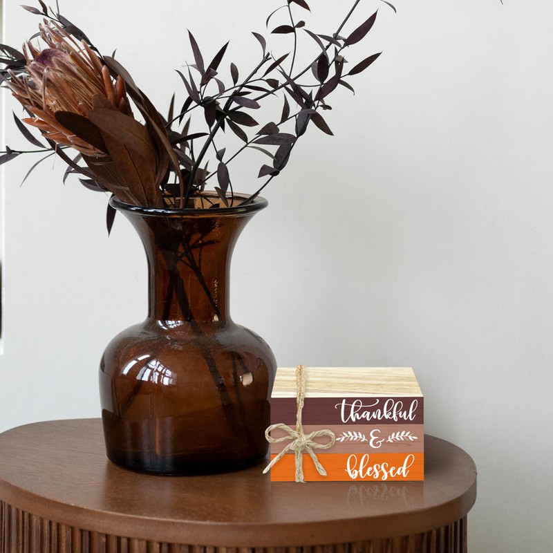 Fall Tiered Tray Decor, Thanksgiving Tiered Tray Decorations, Mini Thankful
