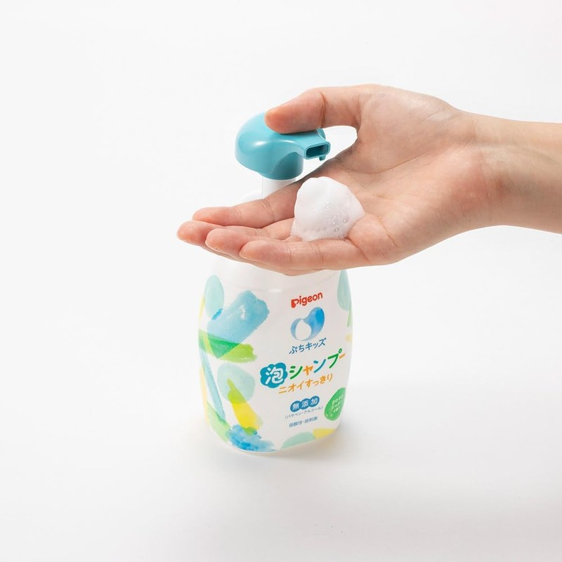 Pigeon Petit Kids Foam Shampoo, Odor Refreshing, 10.1 fl oz