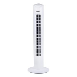 EZ-CHILL 32" 3-Speed Oscillating Portable Tower Fan, 90 Degree Oscillation, Portable Built-in Carry Handle, Quiet Operation, MTTF-32-WHT