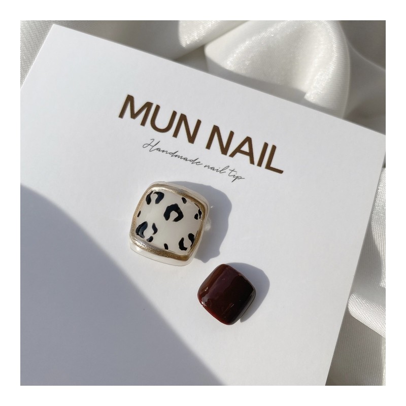 MunNail Leopard Paddy Tip - No. 3 / MunNail 레오파드