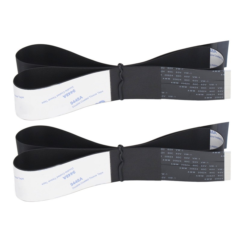 2PCS FPC Cable with Adhesive 30 Pin Flat Cable Flexible