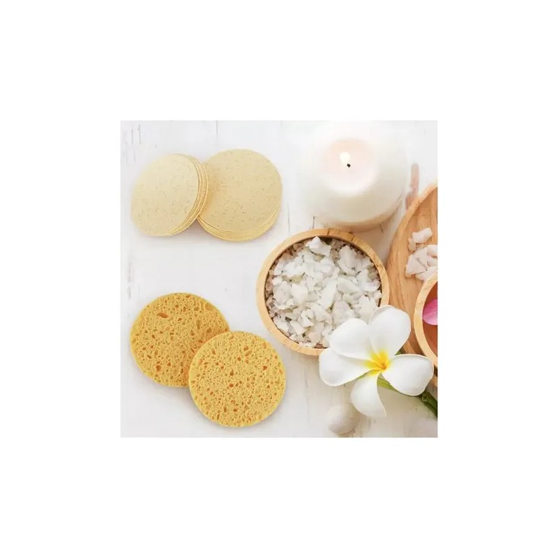 30 Pzs Esponja Facial Comprimida Para Limpieza Y Exfoliación