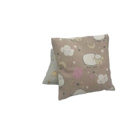 Naturcraft Cherry Stone Cushion Set of 2 with Interchangeable Cushion Cover (15 x 15 cm) (NCK89002)