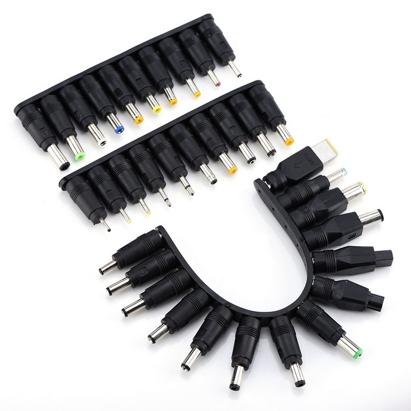 44PCS All in 1 Laptop DC Plug Universal 5.5*2.1mm Jack