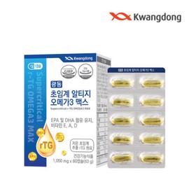 Guangdong Supercritical Altige Omega-3 Max 2-month supply (1 050mg x 60 capsules) / 광동 초임계 알티지 오메가3 맥스 2개월분 (1 050mg x 60캡슐)