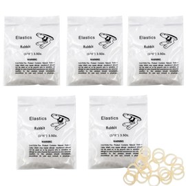 Small Orthodontic Elastic Bands - 5PCS/Pack, for Teeth Braces, Dental, Stretchable Brace Rubber Bands, Teeth Alignment Accessories