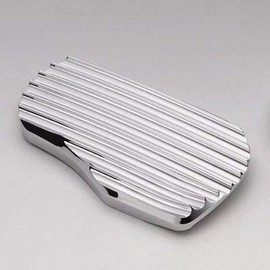 Kijima HD-05235 Bike Bike Parts Brake Pedal Cover Wide Chrome BIG Twin