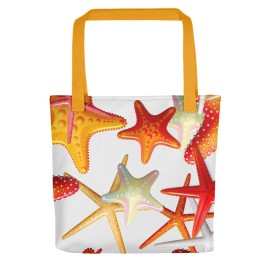 Totes Starfish Beach Themed Small Tote Bag Nautical Summer Fashion Accessories Gift