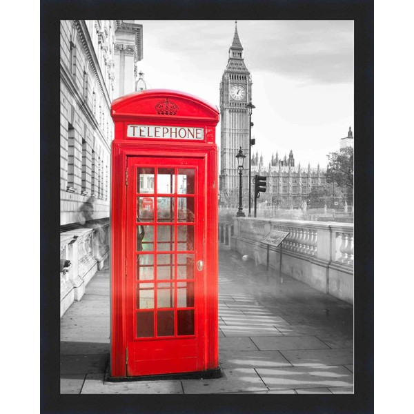 27x30 Black Wood Picture Frame - with Acrylic Front and