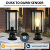 Hulitnag Dusk to Dawn Outdoor Post Lights, Outside Post Light
