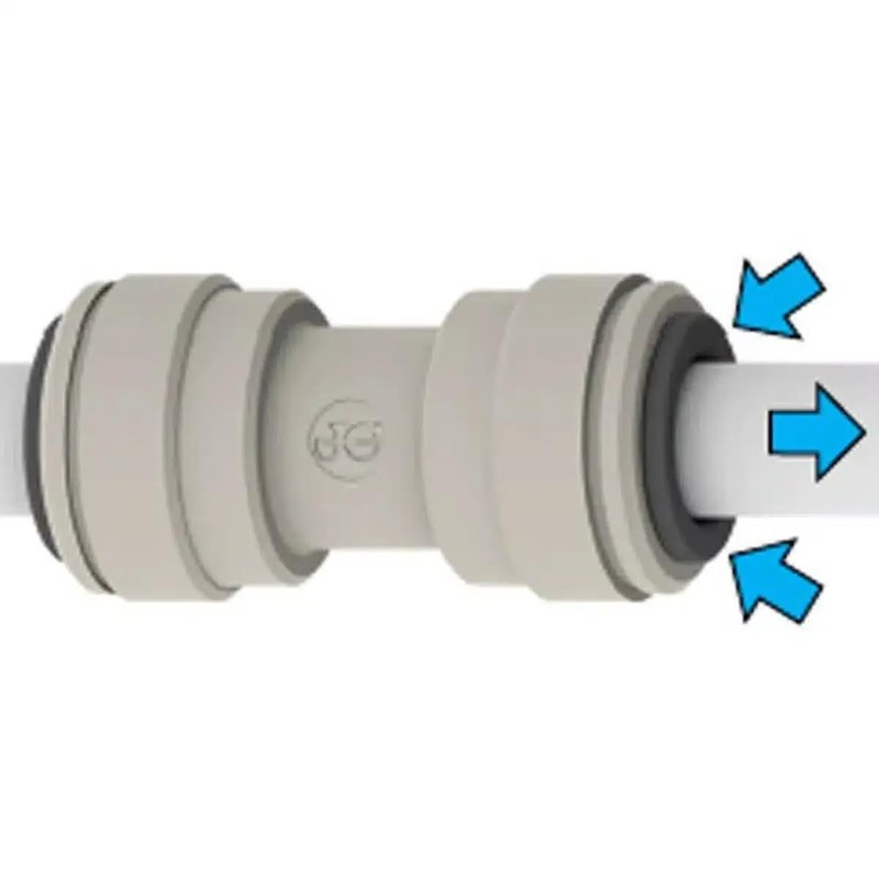 John Guest Equal Elbow 3/8 inch Tube OD x 3/8