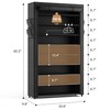LANTEFUL Shoe Rack with Covers - 10 Tiers Tall Shoe