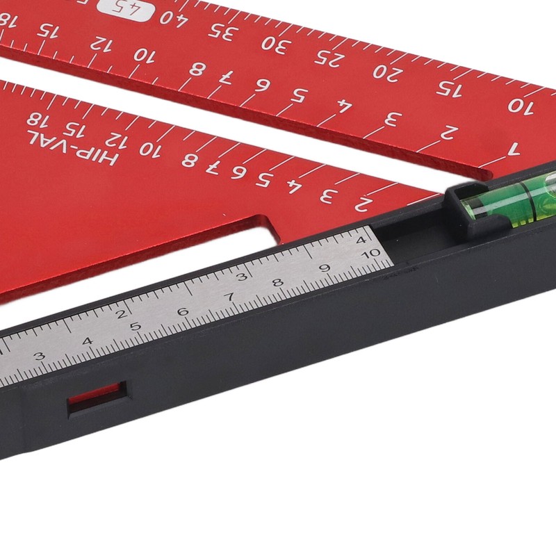 7 Inch Rafter Square with Level High Accuracy Aluminum Alloy