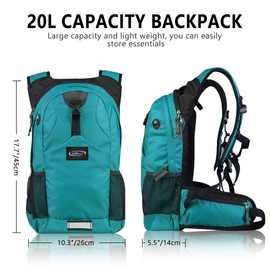 Lunidry Hydration Pack Thermal Insulated Hydration Backpack with 2L BPA Free Leak-Proof Water Bladder, Daypack Perfect for Running, Cycling, Hiking, Climbing-Keep Liquids Cool Up to 4 Hours