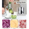 Ourokhome Rotary Cheese Grater Hand Crank, Kitchen Shredder Speed Mandolin
