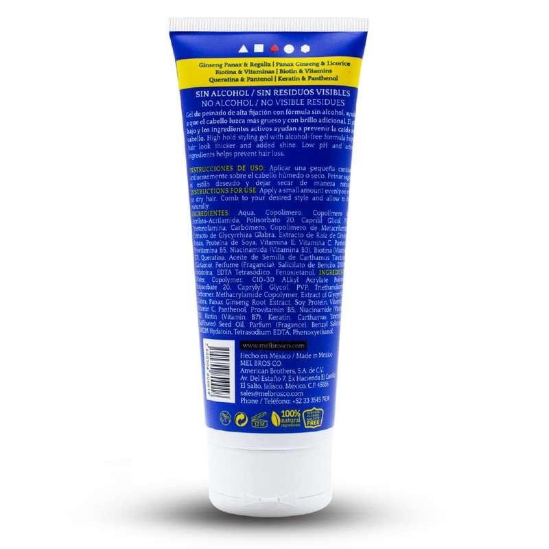 MEL BROS CO - CLASSIC GEL - Gel Clásico Fortificante
