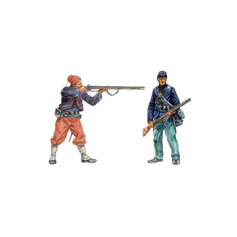 Italeri 1: 72 510006012 – North States Infantry and Zuaves
