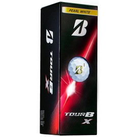 Bridgestone B6GXJ Tour B Golf Balls, 1 Sleeve (Pack of 3), Pearl White