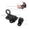Mogokoyo Pack of 4 Automatic Door Bolt Black Spring Lock