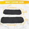 KUAFU UTV Seat Cover Set Compatible with 2002-2008 Polaris Ranger