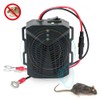 12V LED Strobe Light Electronic Ultrasonic Mouse Repeller with Intelligence